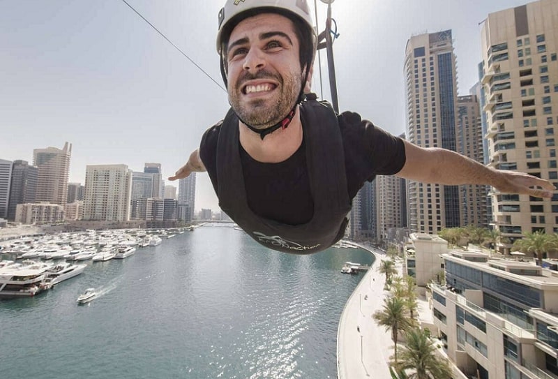 XLine Dubai (Zipline in Dubai Marina) 1