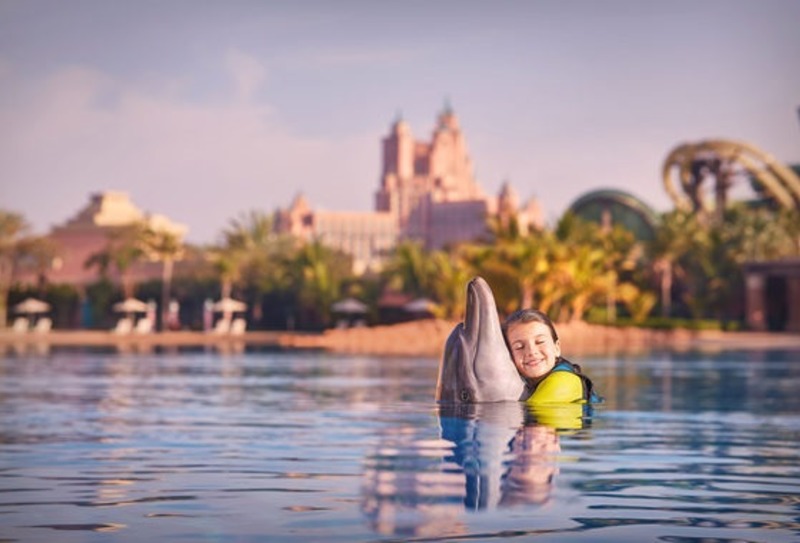 Dolphin Bay at Aquaventure World in Dubai 1
